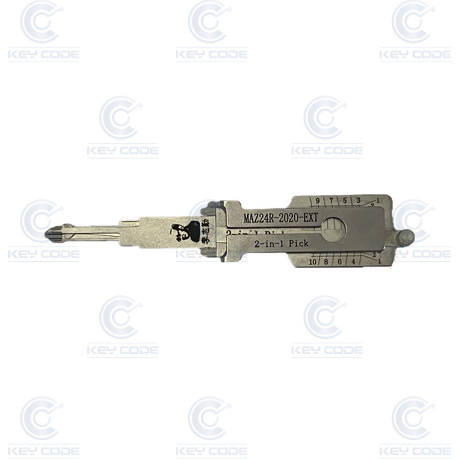 GANZUA LISHI 2 EN 1 MAZ24R MAZDA (2020+) (10 CUTS) PUERTA Y MALETERO / ANTIREFLEJO 