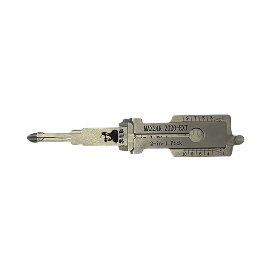 GANZUA LISHI 2 EN 1 MAZ24R MAZDA (2020+) (10 CUTS) PUERTA Y MALETERO / ANTIREFLEXO 