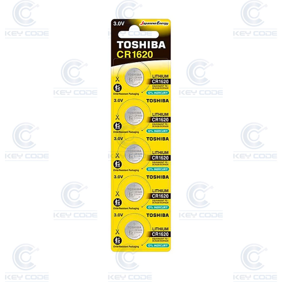 PILE CR1620 3.0V TOSHIBA (5 units.)