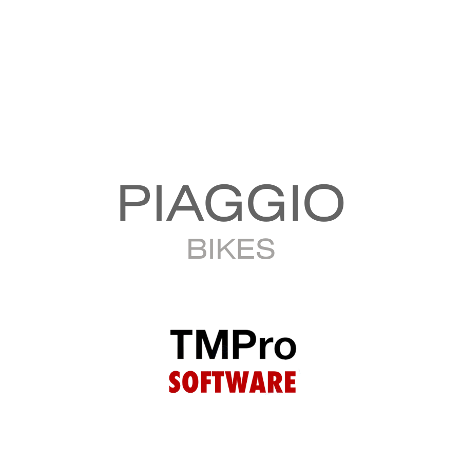 SOFTWARE TMPRO 227 BIKES PIAGGIO SPARK