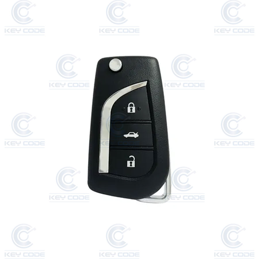 UNIVERSAL FLIP REMOTE TOYOTA 3 BUTTONS FOR LAUNCH