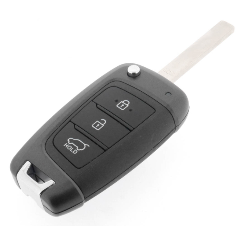 HYUNDAI FLIP KEY REMOTE 3 BUTTONS (95430-G4000) TEXAS CRYPTO AES 433 mhz FSK - ORIGINAL -