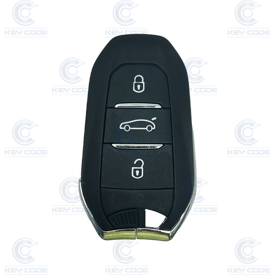 COQUE TELECOMMANDE KEYLESS PSA AVEC 3 BOUTONS HU83 (NOUVEAU FORMAT DE CIRCUIT)