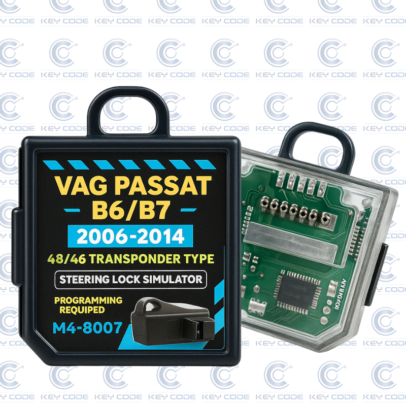 STEERING LOCK EMULATOR FOR  VOLKSWAGEN PASSAT (2006-2014) B6-B7 TRANSPONDER 46/48