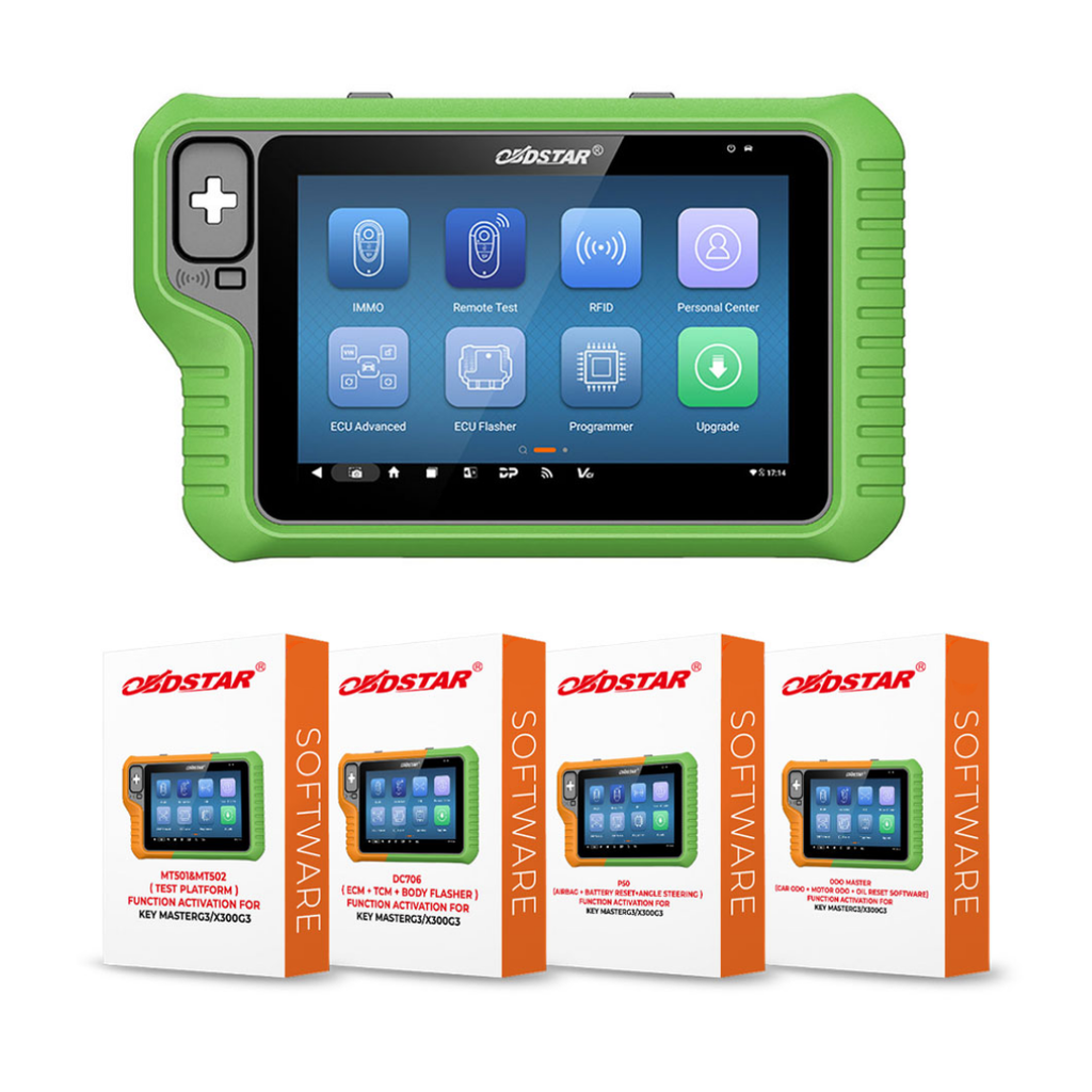 MACHINE DE PROGRAMMATION OBDSTAR KEY MASTER G3 AVEC SOFTWARE FULL+ 2 ANS DE MISE À JOUR INCLUS