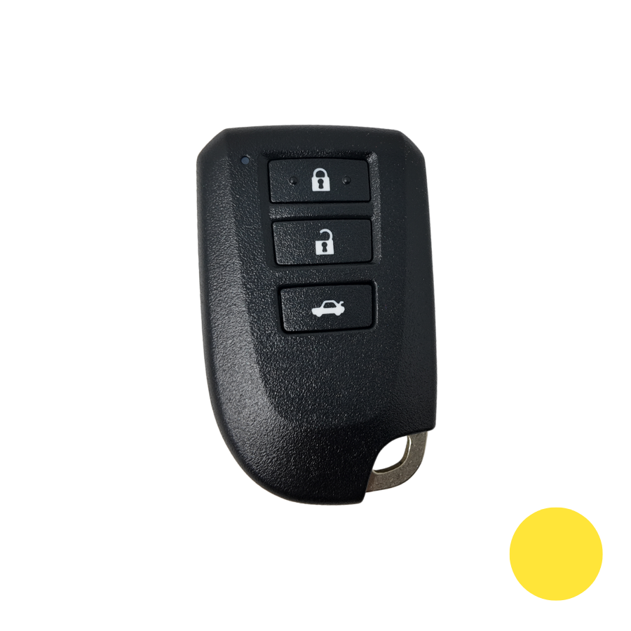 TELECOMMANDE KEYDIY 3 BOUTONS AVEC CHIP 8A FORMAT TOYOTA (TB62-3) 