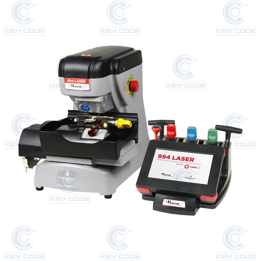 MÁQUINA ELECTRÓNICA DE CORTE DE LLAVES DE AUTOMOVIL PLANAS, LASER Y TIBBE 994 LASER DE KEYLINE 