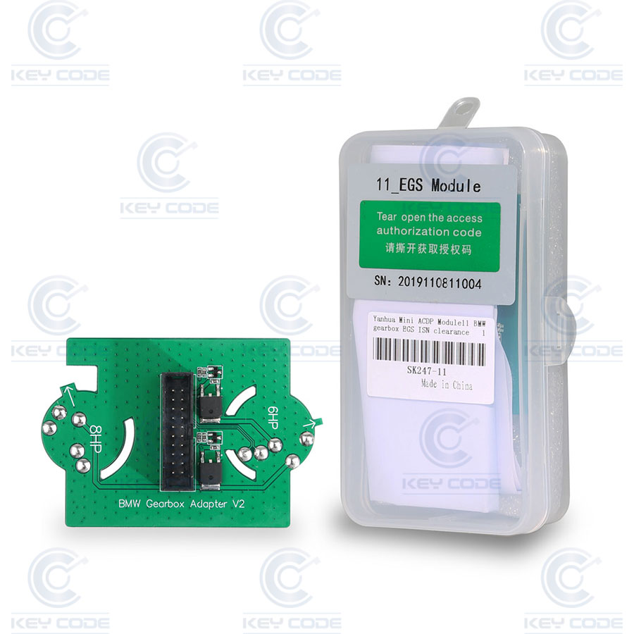 MODULE 11 ACDP BMW BMW GEARBOX (ISN BMW 8 HP EGS, 6HP EGS)