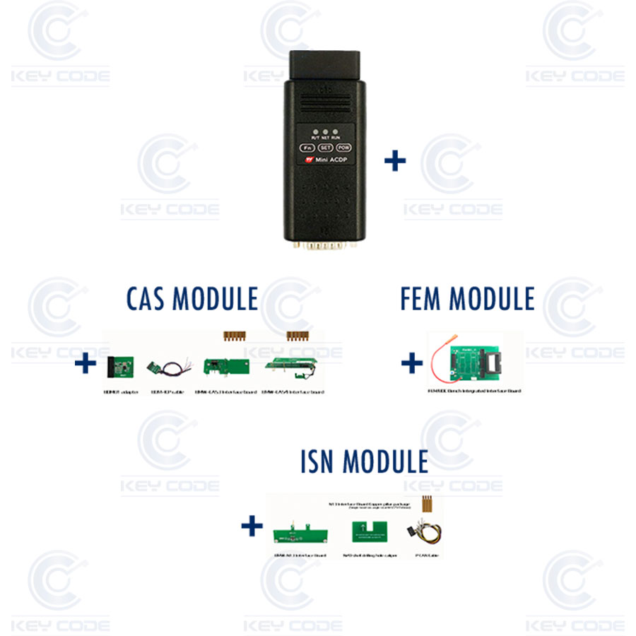 [ACDP-CAS-FEM-PACK] ACDP PROGRAMMER PACK BMW CAS/FEM/BDC/ISN (HARDWARE + CAS MODULE + FEM MODULE + ISN MODULE)