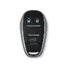 TELECOMMANDE KEYLESS AVEC 3 BOUTONS POUR ALFA ROMEO GIULIA (A2C97634900, 156140440) 4A HITAG AES 433 Mhz ASK