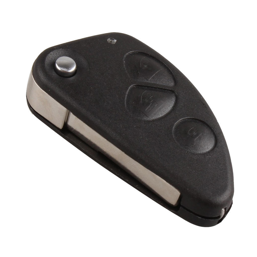 FOLDABLE 3-BUTTON REMOTE ALFA ROMEO 147 AND GT (71736347, 71717882, 71736346) 433 MHZ ID48 - ORIGINAL