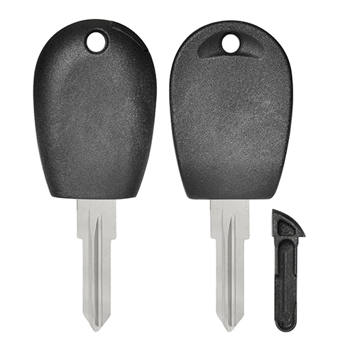 CLE NOIR POUR TRANSPONDEUR TPX ALFA ROMEO (GT15R) - QUALITE SUPERIEURE 