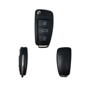 CONTROLE DOBRÁVEL 3 BOTÕES AUDI A6, Q7 868 MHZ 8E (4F0837220R) - PROGRAMAÇÃO SEM BATERIA