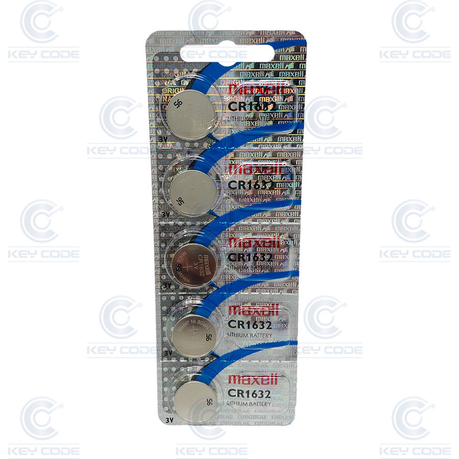 PILE CR1632 3.0V (5 unites)
