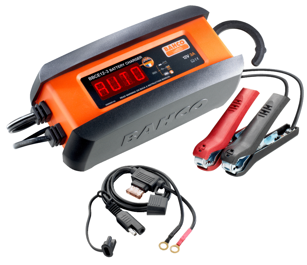 [BBCE12-3] 3 AMP FULLY AUTOMATIC CHARGER/MAINTAINER FOR 12 V LEAD-ACID AND LITHIUM LIFEP04 BATTERIES
