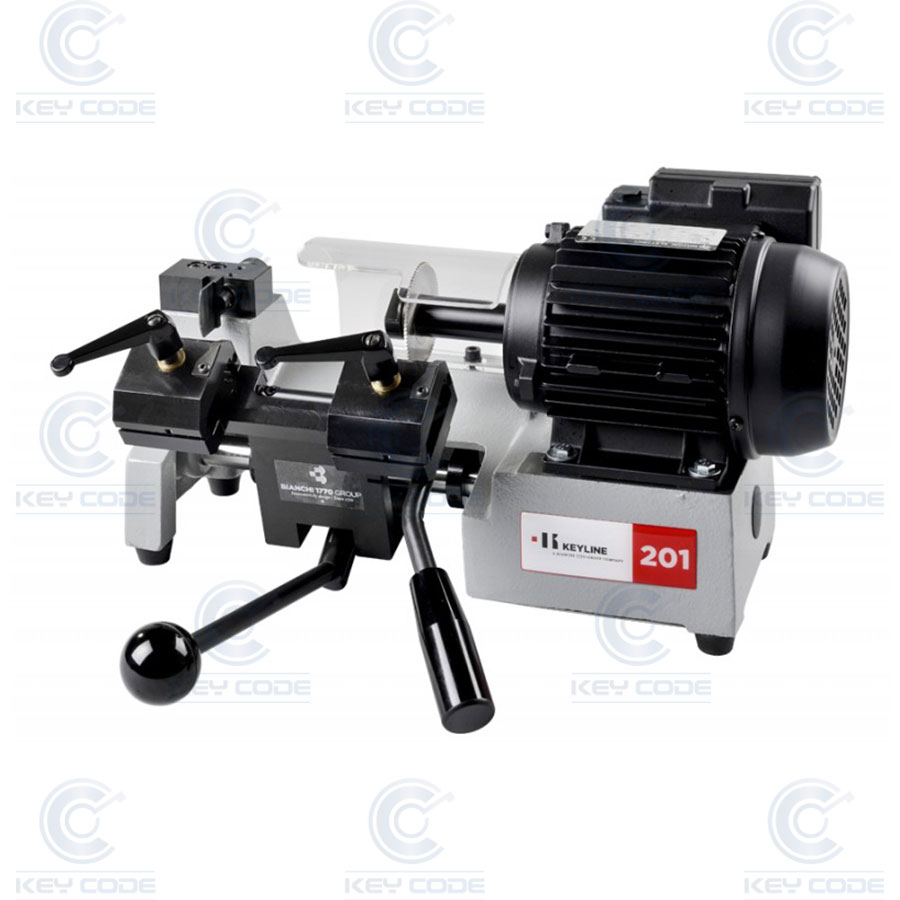 MAQUINA DE CORTE MANUAL PARA LLAVES DE PALETA, DOBLE PALETA Y BOMBA KEYLINE 201 