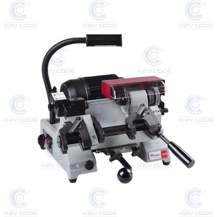 MACHINE DE TAILLE KEYLINE 203 POUR CLÉS À PANNETON, À DOUBLE PANNETON, FEMELLE ET À POMPE