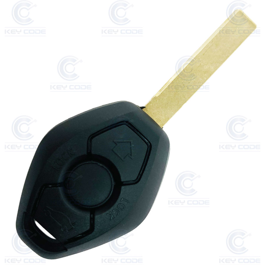 TELECOMMANDE BMW EWS 3 BOUTONS HU92  (PCF7935) 66126955747 - 433 mhz