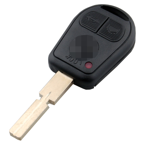 FIXED 3-BUTTON REMOTE CASE FOR BMW (HU58) 4-TRACKS