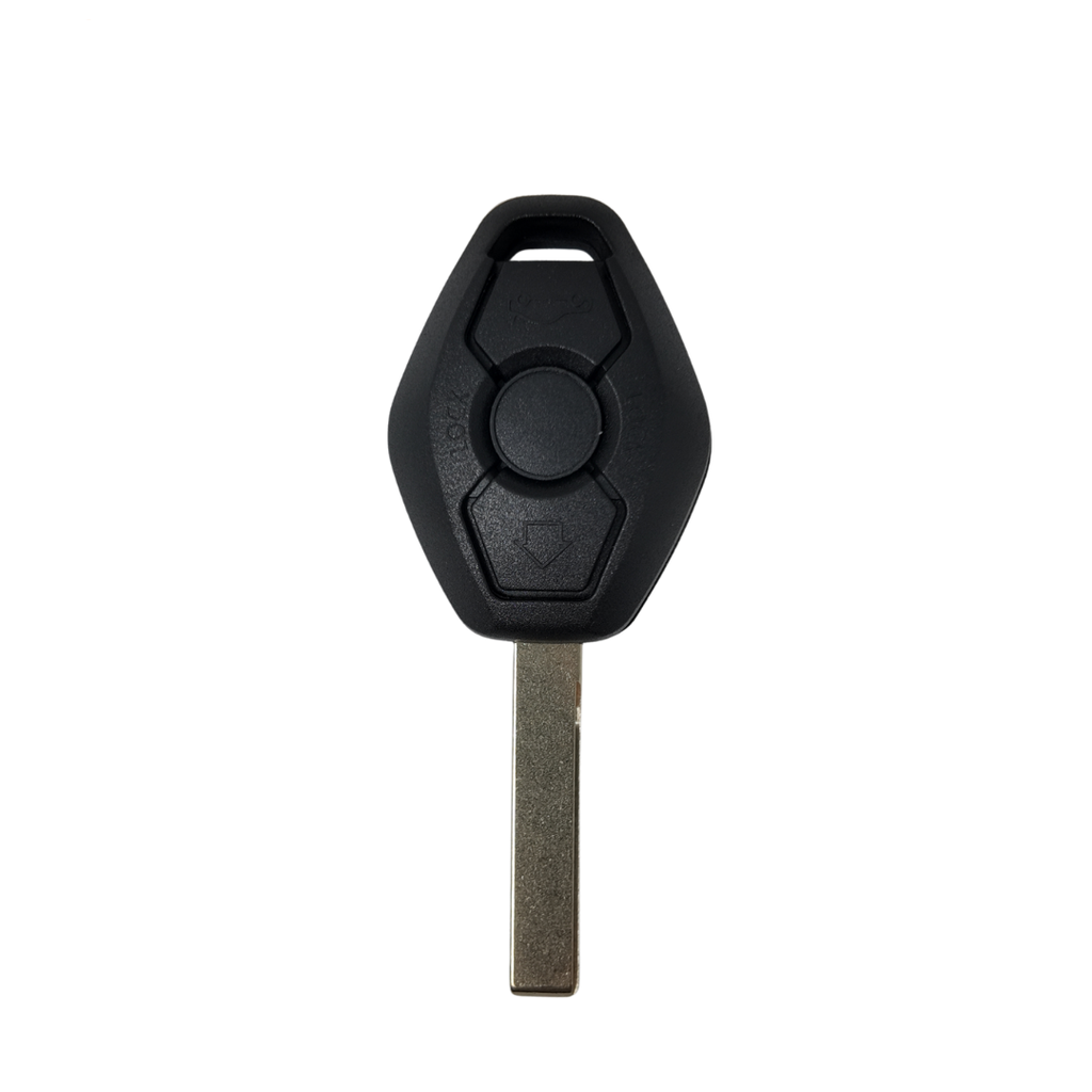 CAPA DE CONTROLE REMOTO FIXA DE 3 BOTÕES EM DIAMANTE PARA BMW HU92 (2 FAIXAS)