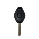 CAPA DE CONTROLE REMOTO FIXA DE 3 BOTÕES EM DIAMANTE PARA BMW HU92 (2 FAIXAS)