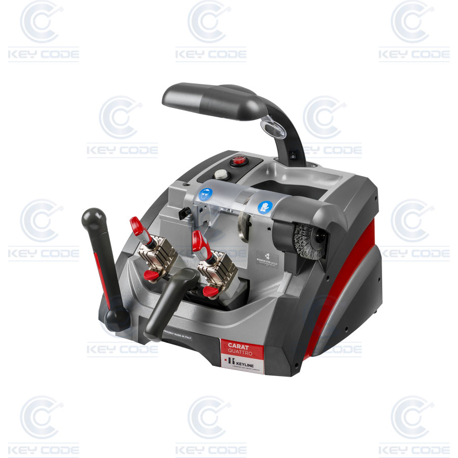 [CARAT-BI106C4W] MAQUINA DE CORTE MANUAL PARA LLAVES PLANAS, DE CRUZ Y SIMPLEX KEYLINE CARAT BI106C CON 4 MORDAZAS DE CARBONO