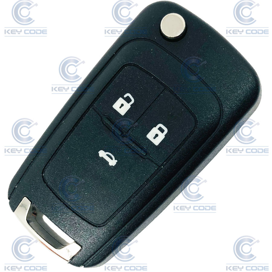 [CH100TE05-AF] CHEVROLET CRUZE FLIP 3 BUTTONS REMOTE PCF7952 ID46 (13500226) - 433 Mhz ASK