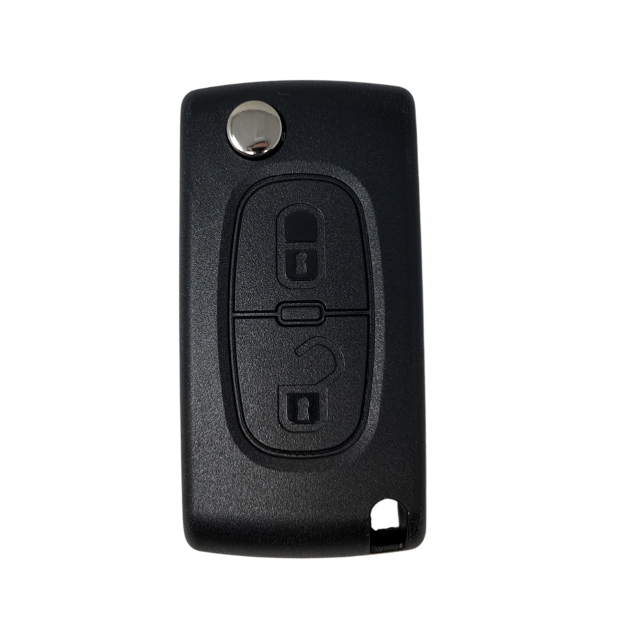 MANDO PLEGABLE PSA DE 2 BOTONES PARA BERLINGO (2009-2013) 6490C8 PCF7961 ID46 433 Mhz FSK