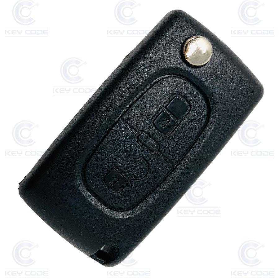 [CI100TE04-AF] PSA FLIP REMOTE KEY WITH 2 BUTTONS FOR BERLINGO (2009-2013) 6490C8 PCF7961 ID46 433 Mhz FSK