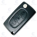 MANDO PLEGABLE PSA DE 3 BOTONES PARA C4 VA2 PILA EN CIRCUITO (6554TE - 649097) ID46