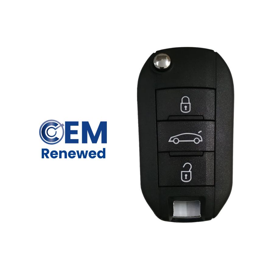 TÉLÉCOMMANDE PLIANTE 3 BOUTONS POUR CACTUS, DS4 ET C4 LOUNGE (1612121480) - ORIGINALE PCF7941