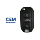 MANDO PLEGABLE 3 BOTONES C4 CACTUS (1612121480, 1612121380) PCF7941 433 FSK - ORIGINAL 