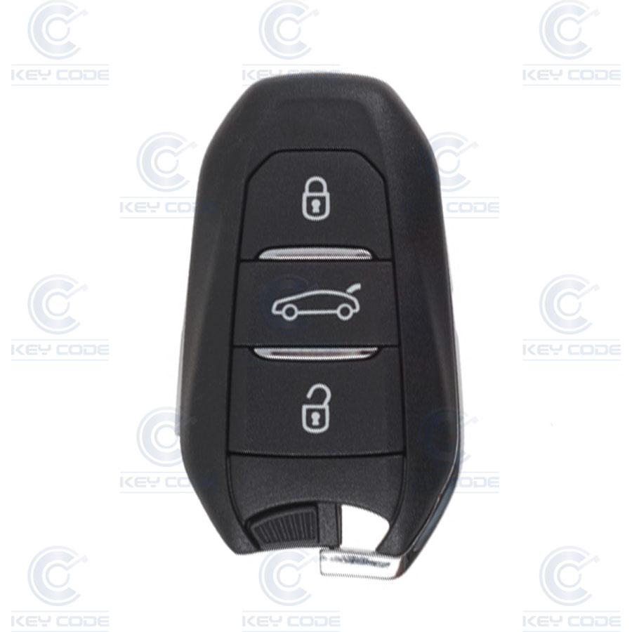 TELECOMMANDE KEYLESS AVEC 3 BOUTONS POUR DS5 PCF7961 HITAG 2 ID46 (98106072ZD) 433 Mhz FSK - ORIGINALE