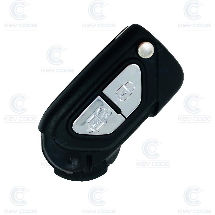 CONTROLE DOBRÁVEL 2 BOTÕES PSA C3, DS3 VA2 ORIGINAL (6490FP, 1610436980) PCF7941 ID46 433 MHZ FSK - ORIGINAL