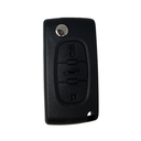 TELECOMMANDE PLIABLE 3 BOUTONS PSA C5 AVEC BOUTON COFFRE (649073) (HU83) ID46 433 mhz 433 MHZ ASK