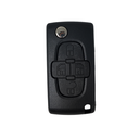 TELECOMMANDE PSA C8 RECTANGULAIRE 4 BOUTONS HU83 (6554SF - 649092) PCF7941 ID46 433 mhz ASK