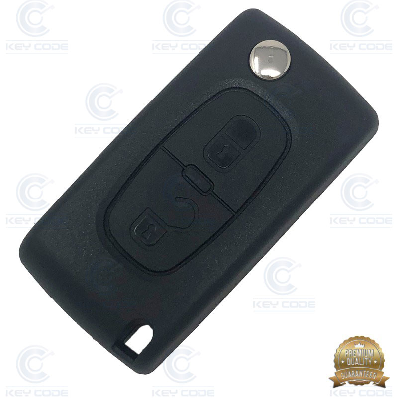 PSA C3 2 BUTTON FLIP REMOTE CASE (VA2) (BATTERY ON BOARD) WITHOUT LOGO - PREMIUM QUALITY