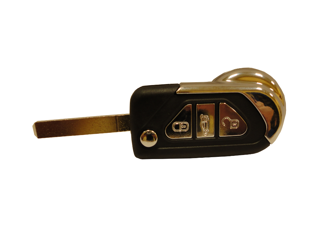 CARCASA PLEGABLE 3 BOTONES PSA DS3 HU83