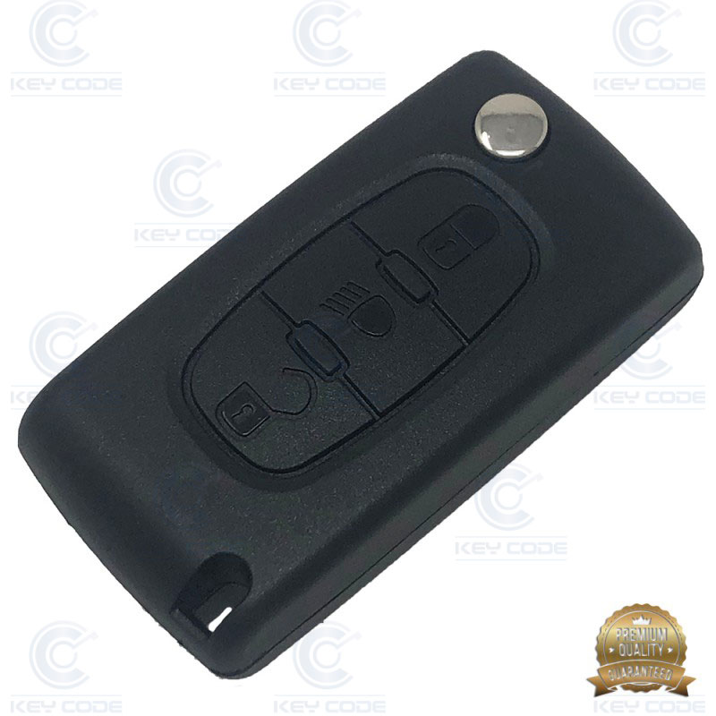 [CI83CS3B-S-P] REMOTE CASE WITH 3 BUTTONS FOR PSA HU83 - WITHOUT LOGO