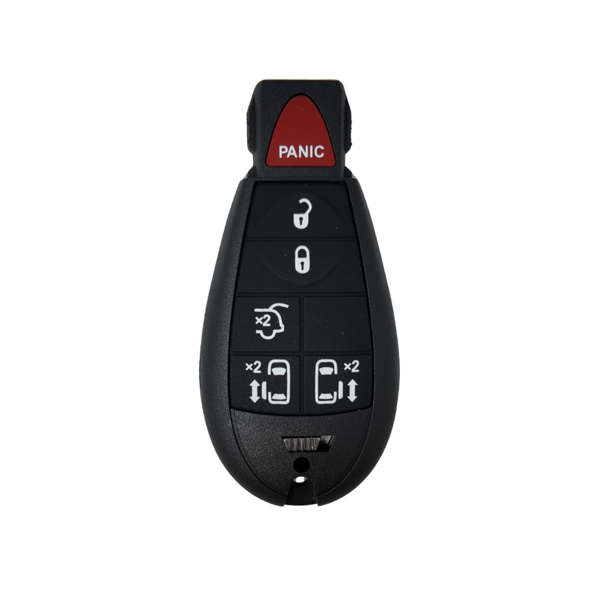REMOTE KEY WITH 5 BUTTONS FOR CHRYSLER VOYAGER, TOWN AND COUNTRY (2008-2012) AND DODGE GRAND CARAVAN (2008-2012) PCF7961 ID46 (K56046710AG) 433 Mhz ASK