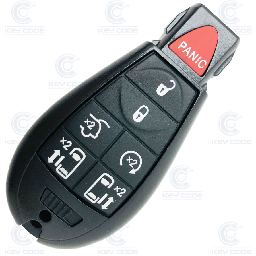 MANDO FOBIK DE 6+1 BOTONES CHRYSLER, DODGE (56046705AE) PCF7941 ID46 433 Mhz ASK