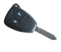 COQUE TELECOMMANDE CRHSYLER-JEEP 2 BOUTONS Y160 (GROS BOUTON)
