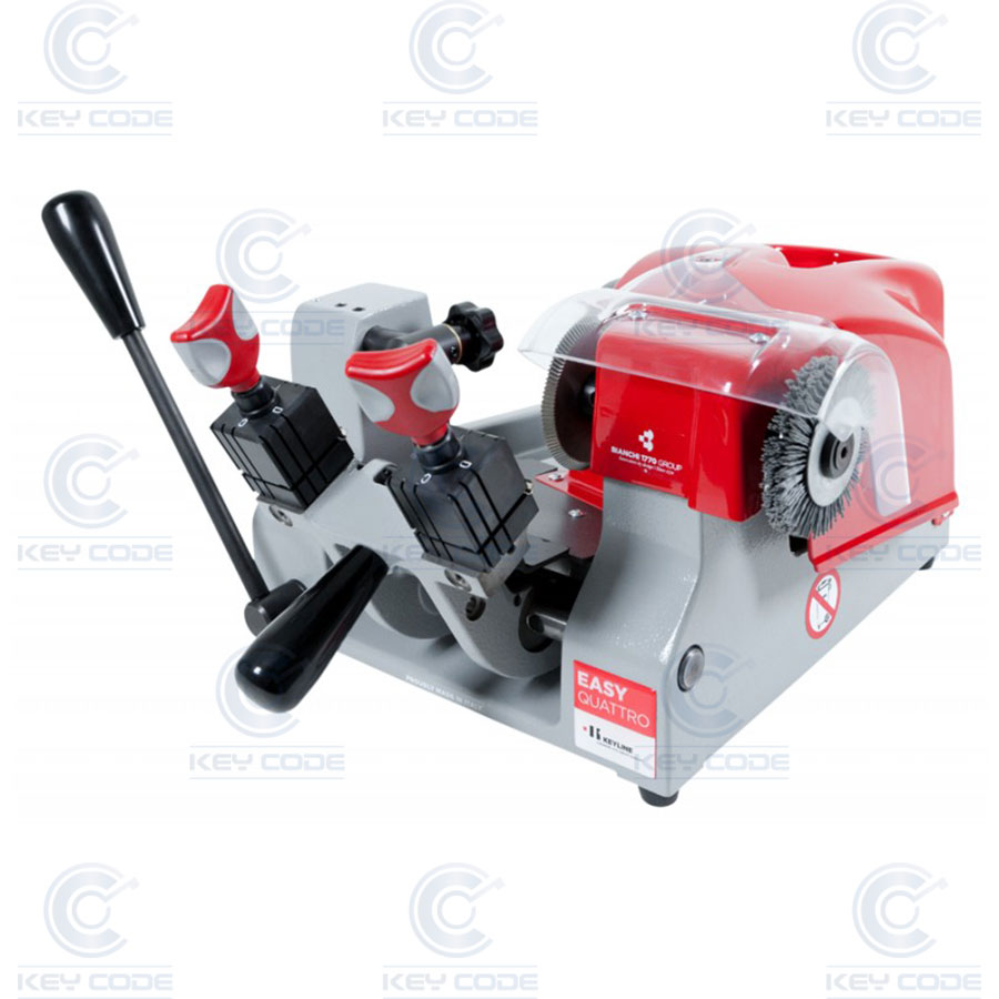 MAQUINA DE CORTE MANUAL PARA LLAVES PLANAS, DE CRUZ Y SIMPLEX KEYLINE EASY-XDU0001A4 CON MORDAZAS DE 2 Y 4 CARAS