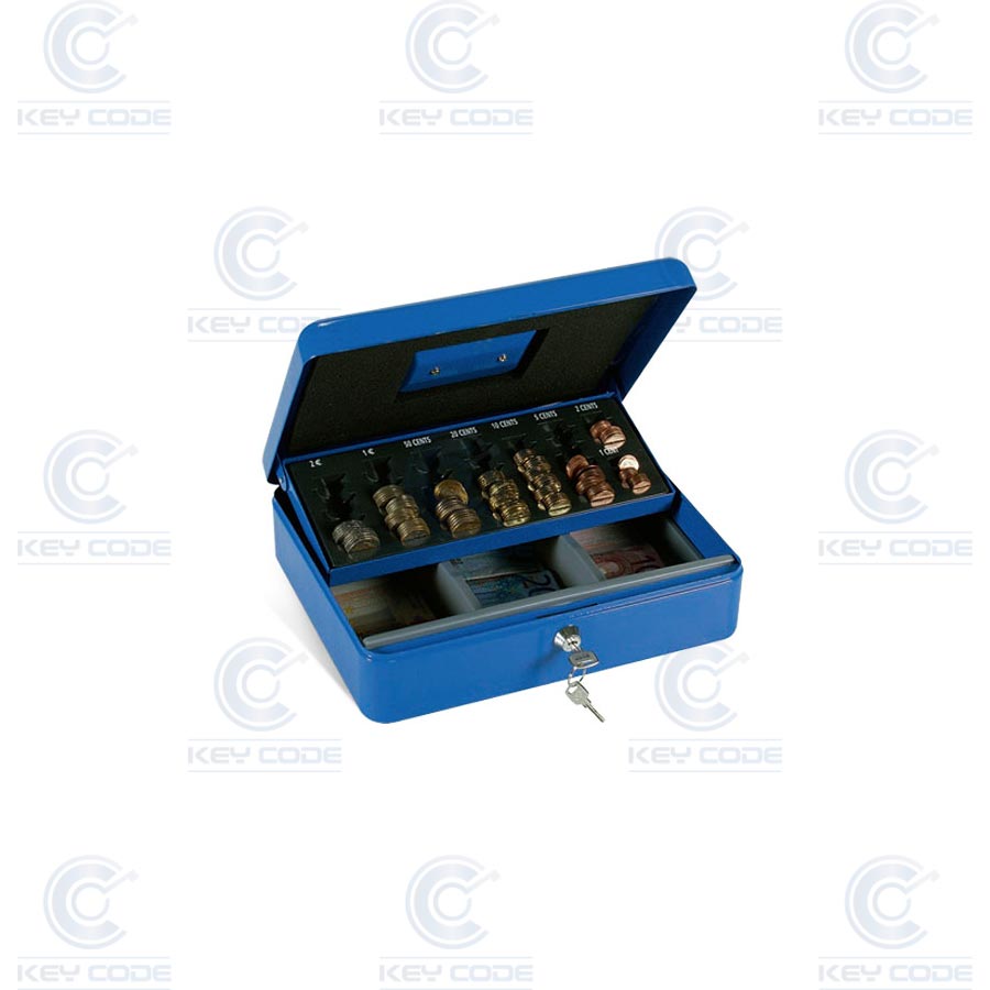 [EURO4] CAJA METALICA CON LLAVE TECHNOMAX 9 x 30 x 24 cm 