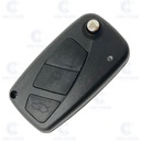 FLIP REMOTE WITH 3 BUTTONS FOR FIAT DUCATO, BRAVO, STILO AND LINEA (71738117, 71749494) ID48 MARELLI
