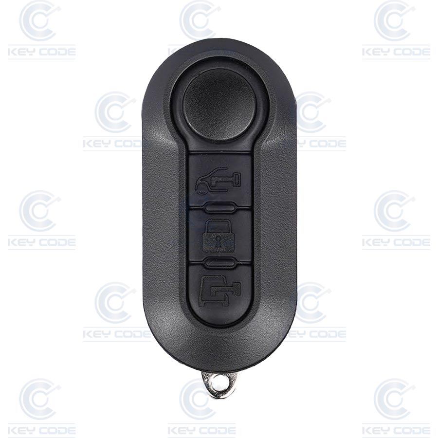 MANDO PLEGABLE FIAT DE 3 BOTONES PARA DELPHI PUNTO EVO, DOBLO, PUNTO, 500, FIORINO, QUBO, GRANDE PUNTO, PCF7946 ID46 433 Mhz ASK