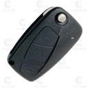 TELECOMMANDE PLIABLE 3 BOUTONS FIAT PANDA (PCF7941 ID46) (71770287, 6000628438) 433 Mhz ASK (PRECODAGE NECESSAIRE) 
