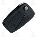 TELECOMMANDE PLIABLE NOIR AVEC 2 BOUTONS POUT FIAT PANDA  ET 500 PCF7946 ID46 433 Mhz