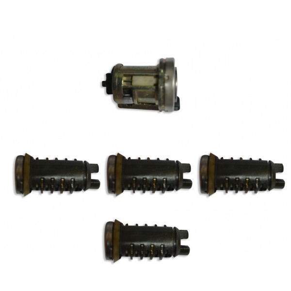 KIT SERRURES FIAT PUNTO/PANDA/PALIO/DOBLO GT15 (1 DEMARREUR + 4 SERRURES) AFTER MARKET