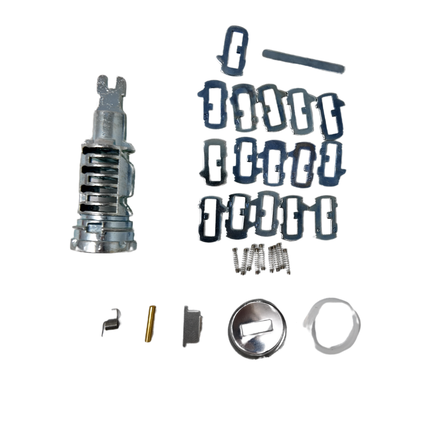 CERRADURA DE PUERTA DUCATO III, BOXER III, JUMPER III, FIORINO, OPEL COMBO DESMONTADA + JUEGO DE LAMINILLAS